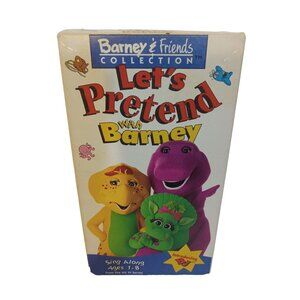 Lyons Group VHS Tape Barney & Friends Collection 1993 Age 1-8 Purple Dinosaur